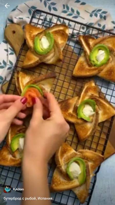 бутерброд с рыбой, Испания
