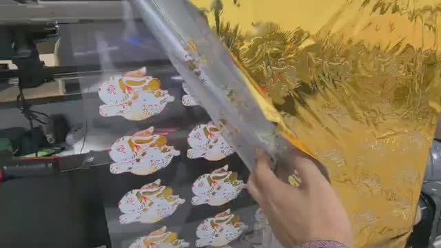 UV DTF Принтер 60см золото и серебро (gold and silver) смотреть онлайн