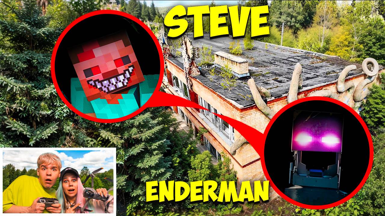 МОЙ ДРОН СНЯЛ СТИВА ИЗ МАЙНКРАФТ В РЕАЛЬНОЙ ЖИЗНИ смотреть онлайн