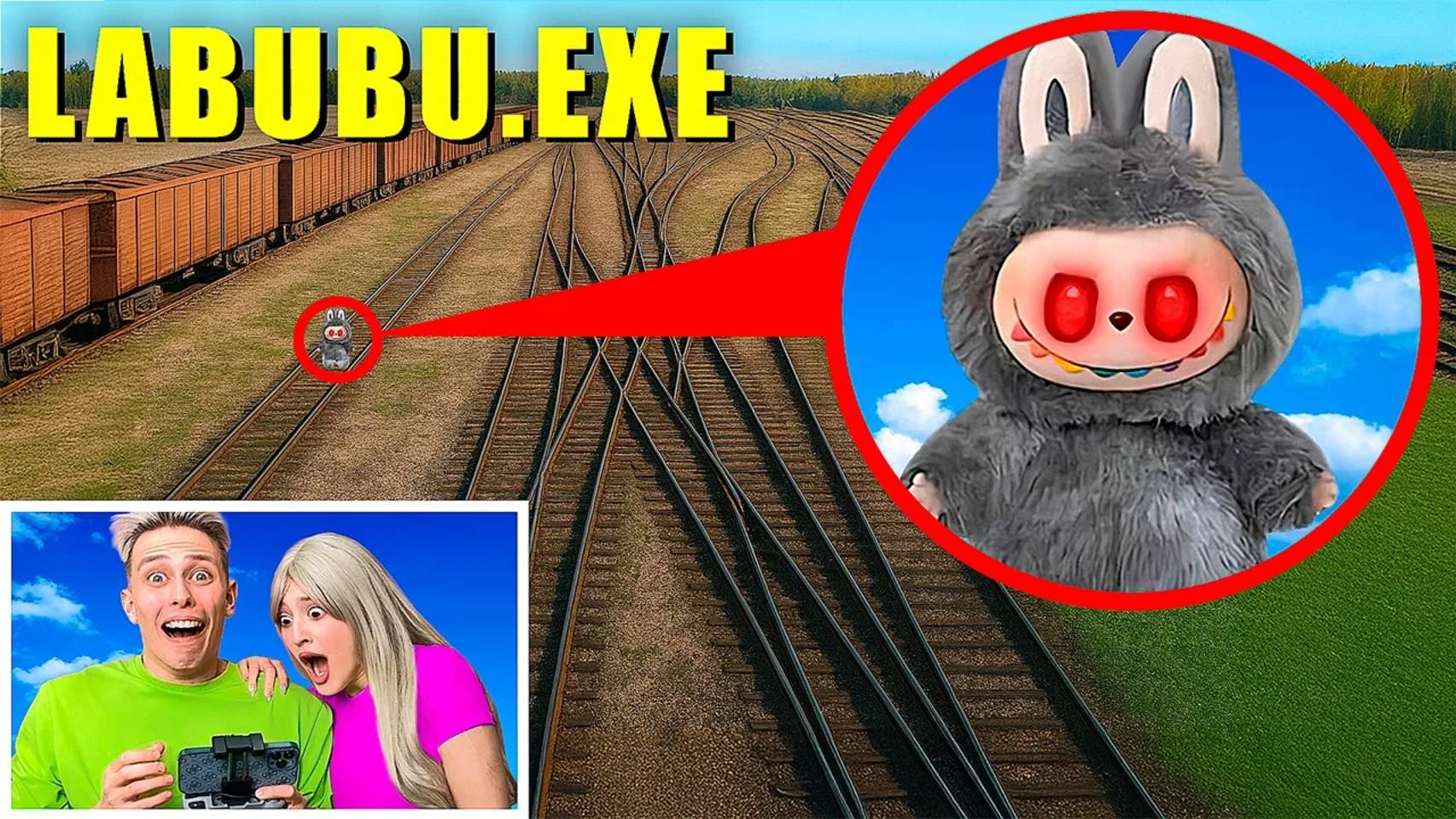 МОЙ ДРОН СНЯЛ LABUBU.EXE в Реальной Жизни!