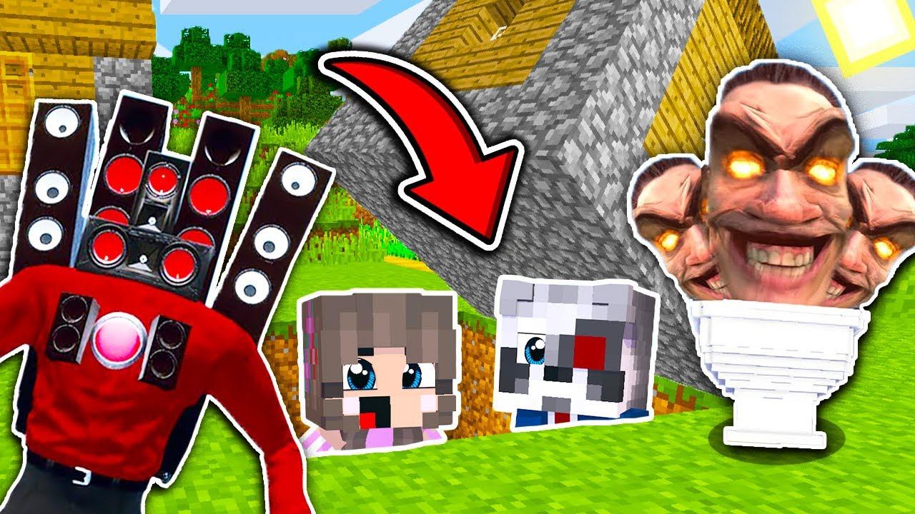 НУБ И ПРО СПРЯТАЛИСЬ ПОД ДОМОМ ОТ СПИКЕРМЕН 2.0 В МАЙНКРАФТ SCP СКИБИДИ ТУАЛЕТ КАМЕРАМЕН ЛОВУШКА смотреть онлайн