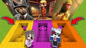 ВЫБЕРИ ПРАВИЛЬНЫЙ ПОДВАЛ БОБРИТТО БАНДИТО ТУНГ ТУНГ СУХУР В МАЙНКРАФТ БРЕЙНРОТ ЖИВОТНЫЕ НУБ И ПРО