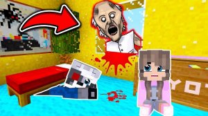 БАБКА ГРЕННИ ПРИШЛА К НАМ ДОМОЙ в МАЙНКРАФТ SCP СИРЕНОГОЛОВЫЙ РАКУН И ДОЧКА ФИЛЬМ в MINECRAFT