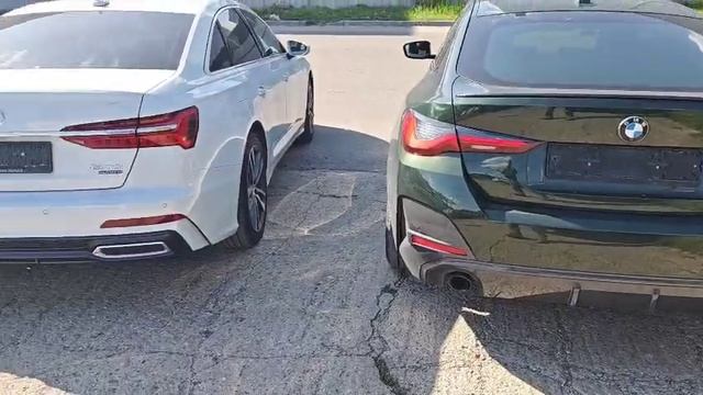 Встречаем бмв 420i и ауди а6 45 tdi смотреть онлайн