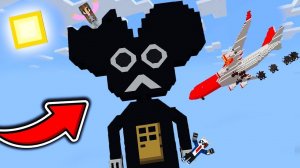 Мы НАШЛИ ДОМ МУЛЬТЯШНАЯ МЫШЬ в МАЙНКРАФТ SCP СИРЕНОГОЛОВЫЙ! РАКУН И ДОЧКА в MINECRAFT БОКСИ БУ