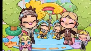 Прогулка на детской площадке осень💕avatar world