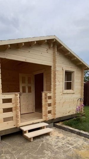Отзыв о домике из минибруса Kingwoods | Дачный домик под ключ за 1 день