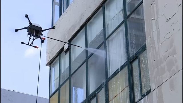 Дрон квадрокоптер мойщик окон от Cascade ionic смотреть онлайн