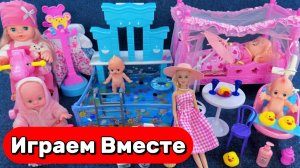 АСМР КУКЛЫ ИЗ МУЛЬТИКА БАРБИ ДЛЯ ДЕВОЧЕК 🌸 КУКОЛЬНЫЙ ДОМИК И МАЛЫШИ БАРБИ ДЛЯ ДЕТЕЙ 🌸