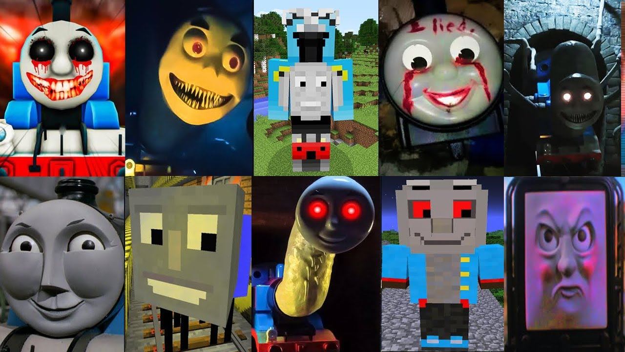 ВСЕ ВИДЫ ПРОКЛЯТЫЙ ПАРОВОЗИК ТОМАС в МАЙНКРАФТ ФИЛЬМ SCP SIREN HEAD THOMAS.EXE УГАР И БЕЗУМИЕ КРАФТ смотреть онлайн