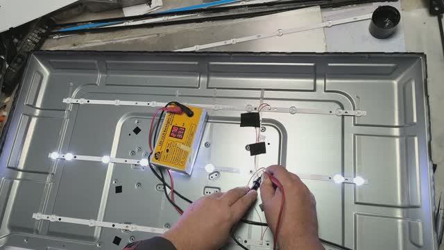 Замена подсветки POLARLINE 40PL51TC и уменьшение тока смотреть онлайн