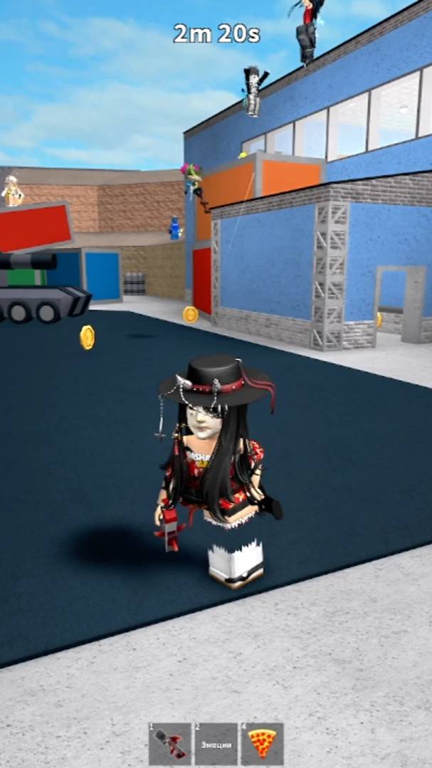 не по мне стреляй, а по мардеру (троллинг MM2) #роблокс #roblox #mm2 #рекомендации смотреть онлайн