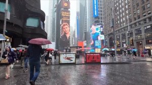 🌧🗽 Манхэттен, Нью-Йорк - прогулка в грозу ⛈️ 2025
