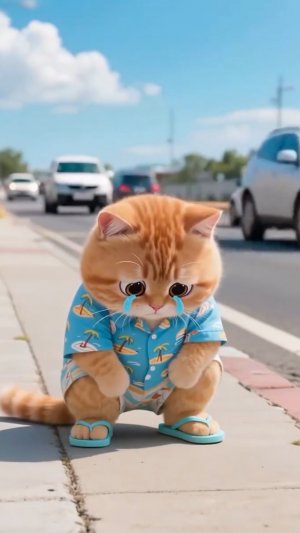 Рыжий котик сделал предложение любимой