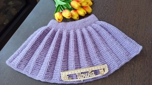 Детская гофрированная юбочка