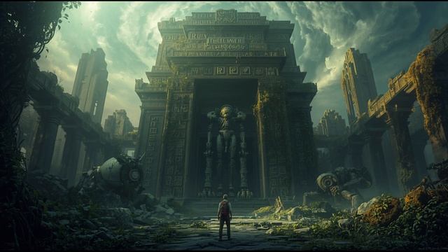 Temple Of The Dormant Giants 🏛️🌌 2-Hour Mystical Ambience ｜ Ancient Ruins Soundscape ｜ Philosophic