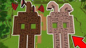 ЛАБИРИНТ МАЙНКРАФТ: СИРЕНОГОЛОВЫЙ SIREN HEAD ПРОТИВ ТРУБОГОЛОВЫЙ PIPE HEAD В MINECRAFT SCP 6789