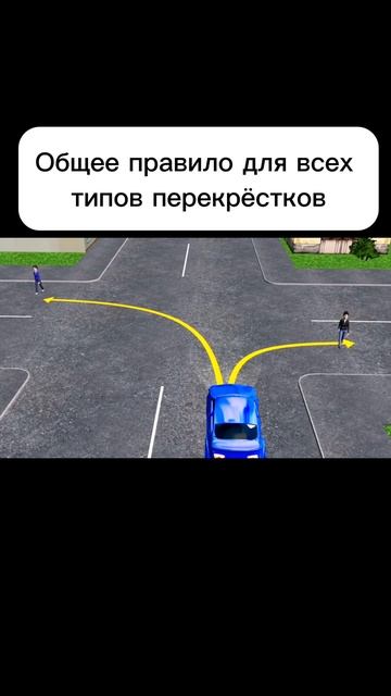 Общее правило для всех типов перекрёстков. смотреть онлайн