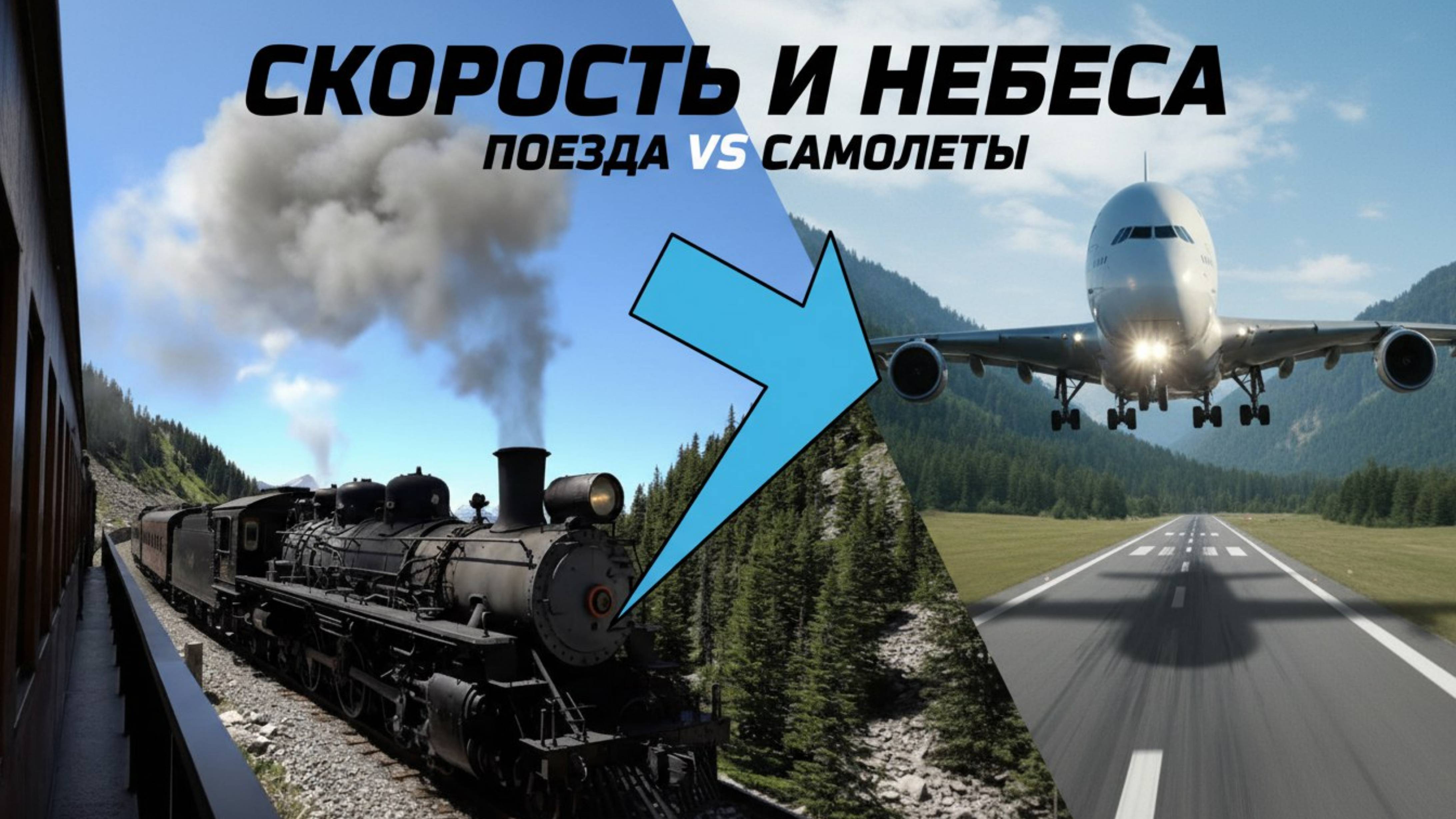 ПОЕЗДА vs САМОЛЁТЫ: В чём разница? Просто и интересно для детей! 🚂✈️ смотреть онлайн