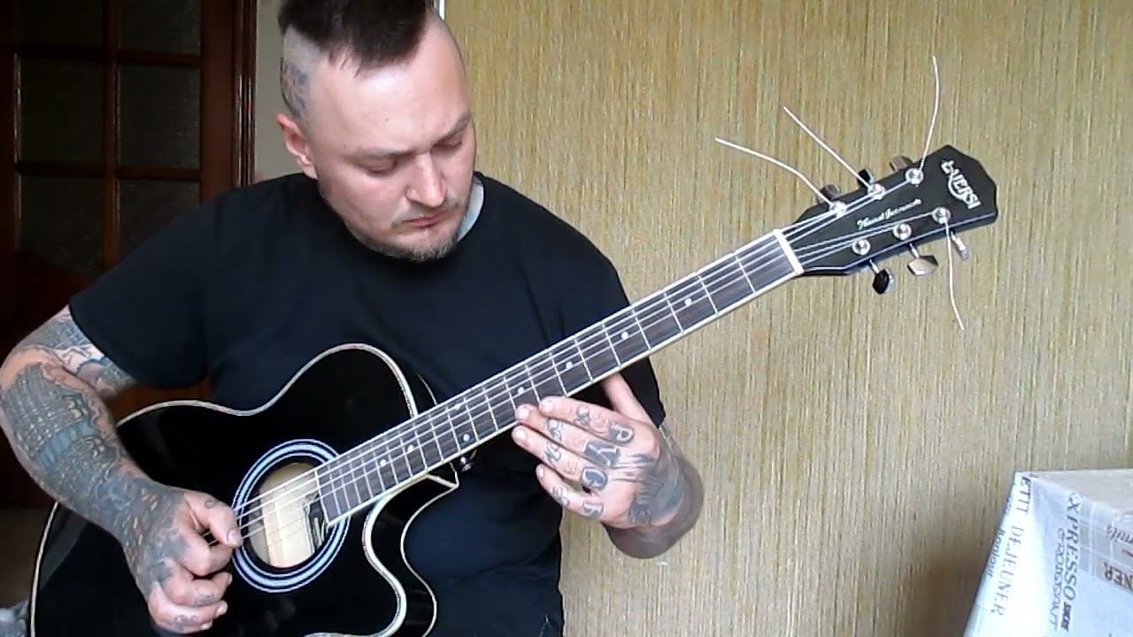 Как играть на гитаре прикольную мелодию из альтернативного метала