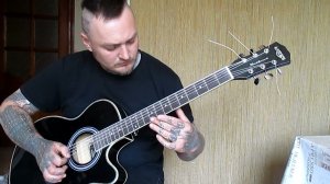 Как играть на гитаре прикольную мелодию из альтернативного метала