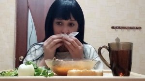 МУКБАНГ/ЩИ С ЗЕЛЕНЬЮ