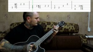 Как играть на гитаре Coolio - Gangsta's Paradise на гитаре + табы