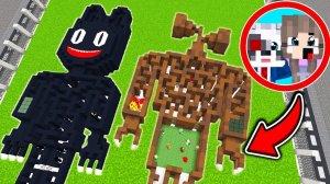 ЛАБИРИНТ СИРЕНОГОЛОВЫЙ SIREN HEAD ПРОТИВ ЛАБИРИНТ РАДУЖНЫЕ ДРУЗЬЯ в МАЙНКРАФТ SCP РАКУН И ДОЧКА