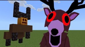 Голодный олень 99 ночей в лесу - дополнение к игре МАЙНКРАФТ Bedrock с модами