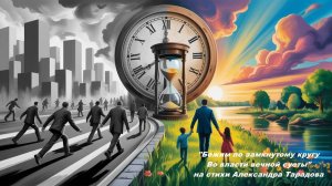 "Бежим по замкнутому кругу" на стихи Александра Тарадова