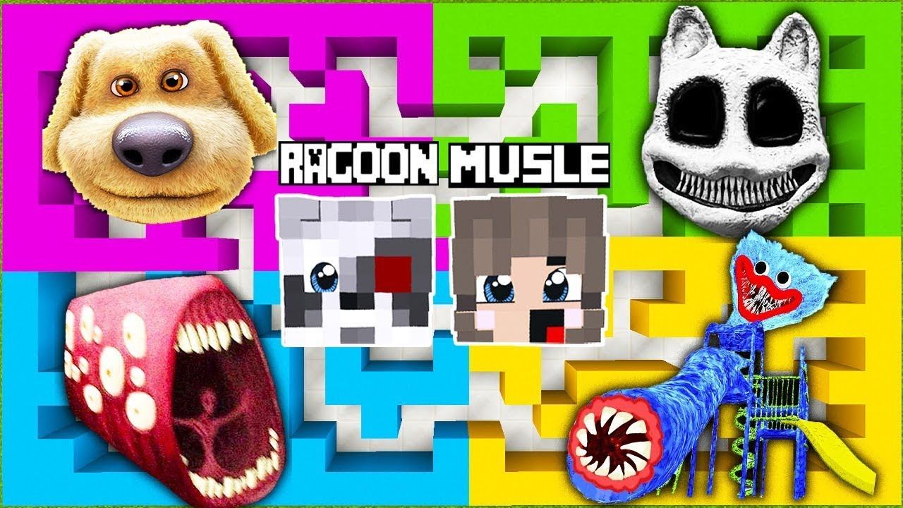 РАКУН И ДОЧКА НАШЛИ SCP ЛАБИРИНТ В МАЙНКРАФТ НУБ И ПРО MINECRAFT ФИЛЬМ смотреть онлайн