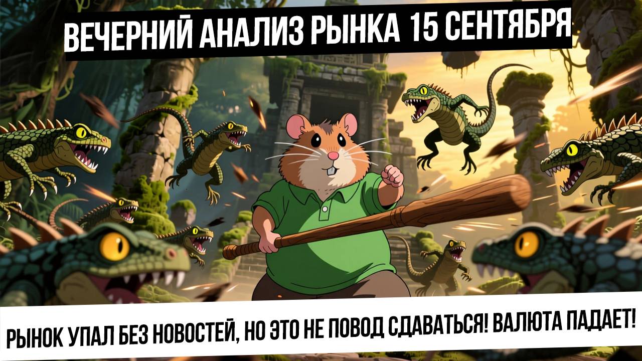 Вечерний анализ рынка 15 сентября. Падение индекса до 2800 без причин! Продолжение укрепления рубля смотреть онлайн