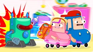 Дети создали своих РОБОТОВ!  Беспорядок в школе — Автосемейка Вилзи