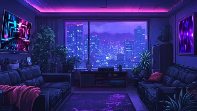 90's Lofi City 🌧️ Rainy Lofi Hip Hop 🎶 Lofi Music & Rain Sounds ☔️ Lofi Rain Playlist (1080p_30fps
