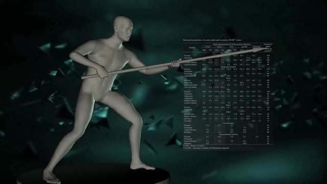 Posed Avatar #5 For Computer Modelling Of Historical Clothes (foot Man Wielding A Spear)
