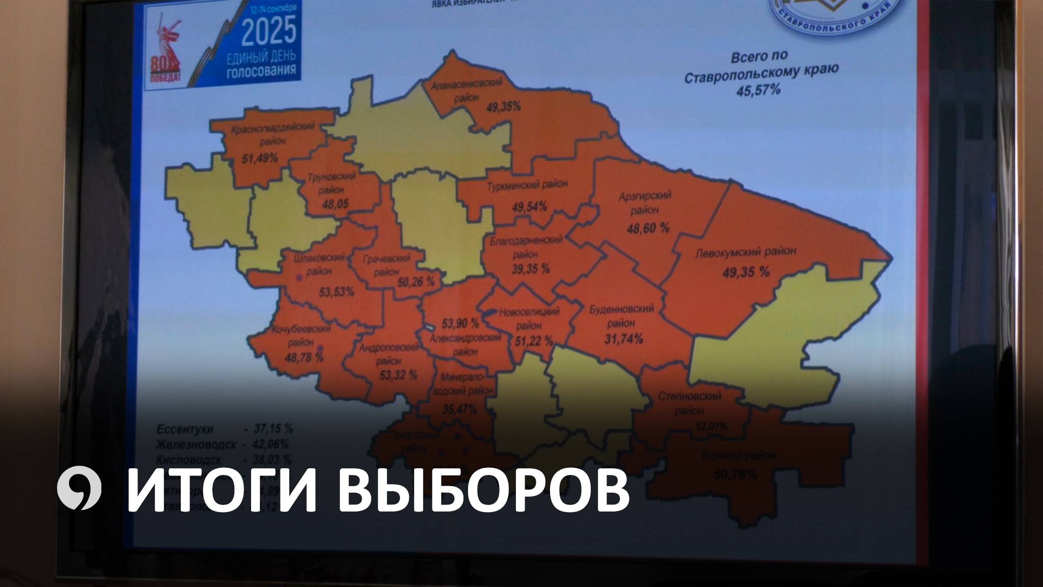Стали известны итоги выборов депутатов в Ставропольском крае смотреть онлайн