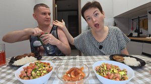 Мукбанг ОБМЫЛИ Вовкино преображение! Аж СЛЁЗЫ наворачиваются от ГОРДОСТИ! Семейный ужин в России