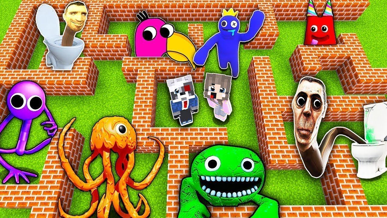 НУБ И ПРО НАШЛИ ЛАБИРИНТ SCP В МАЙНКРАФТ РАКУН И ДОЧКА ДЕТСКИЙ САД БАНБАН СКИБИДИ ТУАЛЕТ ФИЛЬМ смотреть онлайн