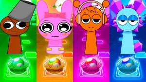 Coffin Dance Спрунки 80 уровень - Мультики про Спрунке | МУЛЬТФИЛЬМЫ SPRUNKI в Tiles Hop