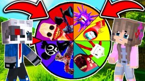 НУБ и ПРО НАШЛИ SCP КОЛЕСО ФОРТУНЫ БОКСИ БУ СИРЕНОГОЛОВЫЙ в МАЙНКРАФТ ГОРКА ПОЖИРАТЕЛЬ РАКУН И ДОЧКА