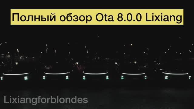 Полный обзор Ota 8.0.0 #Lixiang