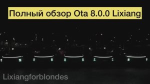 Полный обзор Ota 8.0.0 #Lixiang