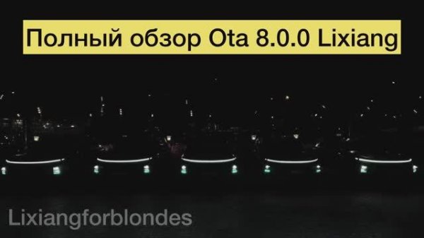 Полный обзор Ota 8.0.0 #Lixiang