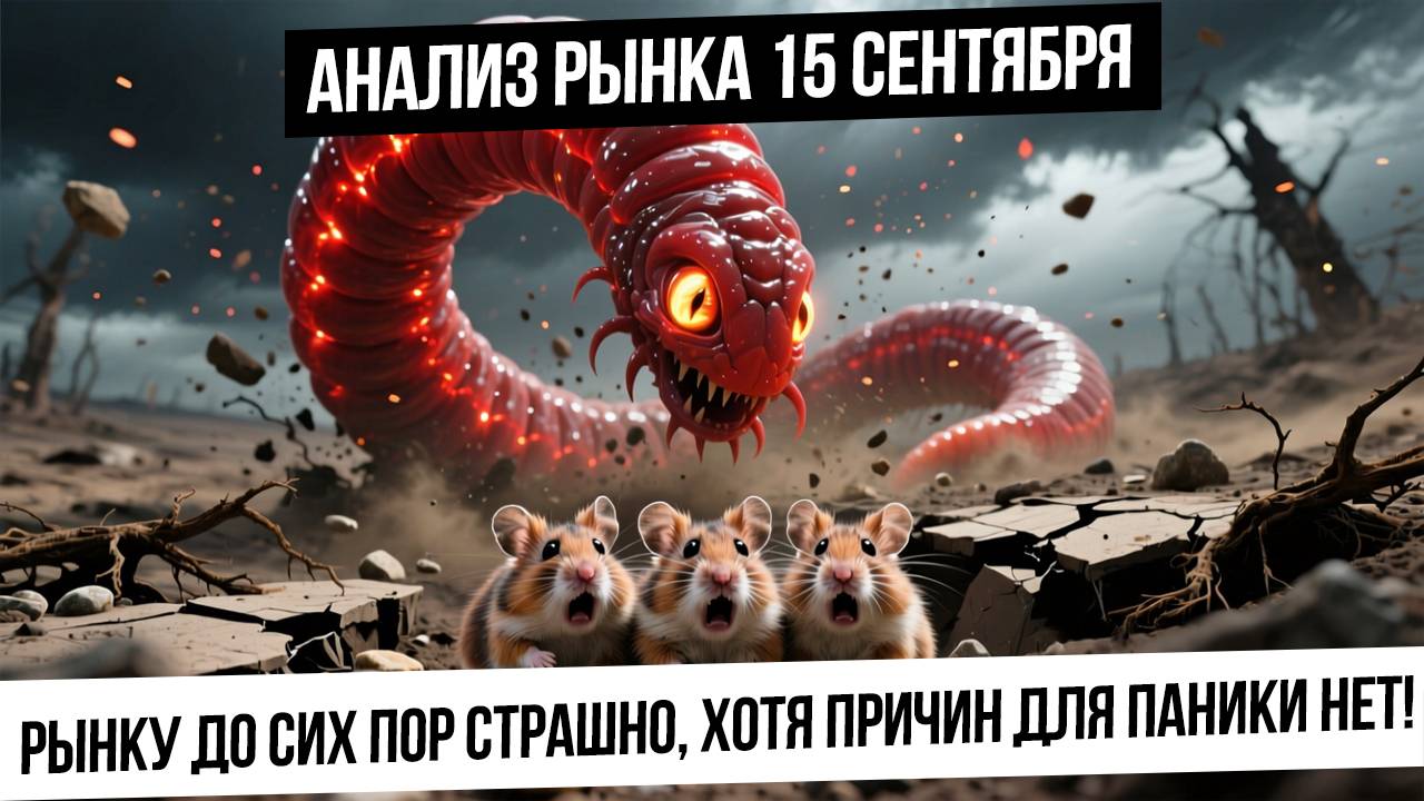 Анализ рынка 15 сентября! Пора двигаться вверх, но инвесторам все еще страшно по инерции! смотреть онлайн