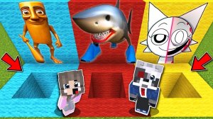 ВЫБЕРИ ПРАВИЛЬНУЮ ЯМУ ТУНГ ТУНГ СУХУР СПРУНКИ В МАЙНКРАФТ НУБ И ПРО МЕМЫ БРЕЙНРОТ ЖИВОТНЫЕ