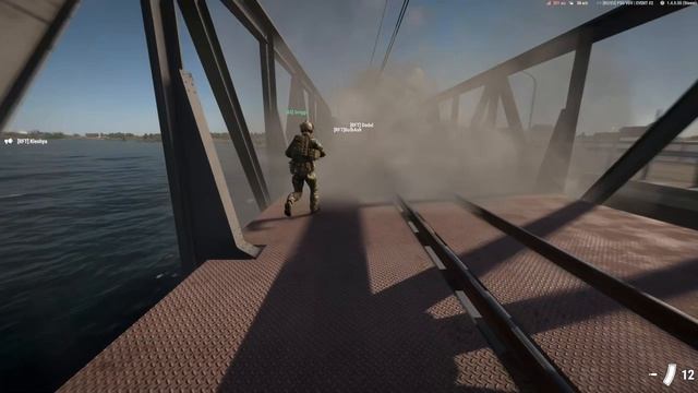 Arma Reforger.TvT-завод тушенки.Штурм моста. #armareforger#games#milsim#arma