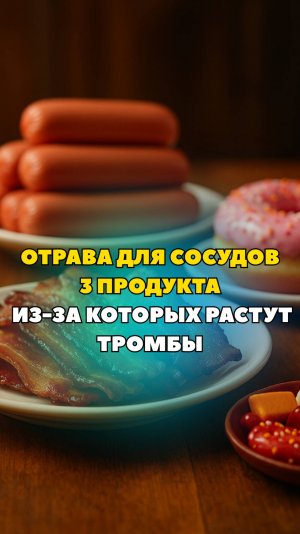 ОТРАВА ДЛЯ СОСУДОВ3 ПРОДУКТА ИЗ-ЗА КОТОРЫХ РАСТУТ ТРОМБЫ