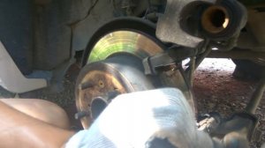 Замена задних колодок на Toyota Camry 40