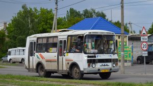 Автобус ПАЗ-32054 (АТ 505 22). Покатушки по Белоярску.