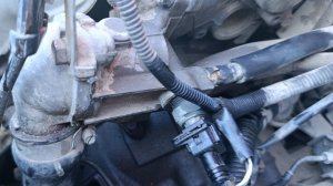 Замена прокладок термостата Mitsubishi Lancer 9 / BYD F3